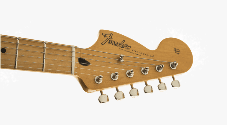 Fender Authentic Hendrix Strat White Black Jimi Mexico Mexican Reverse Headstock bridge pickup