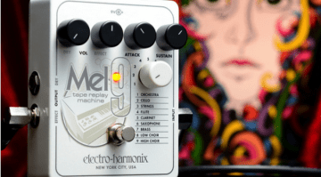 Electro harmonic Mel9 pedal Mellotron simulator