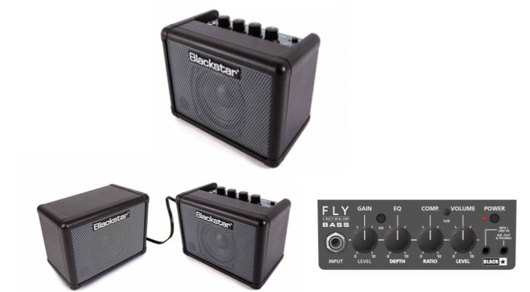 Blackstar Amplification Bass Fly mini desktop amps and extension speaker
