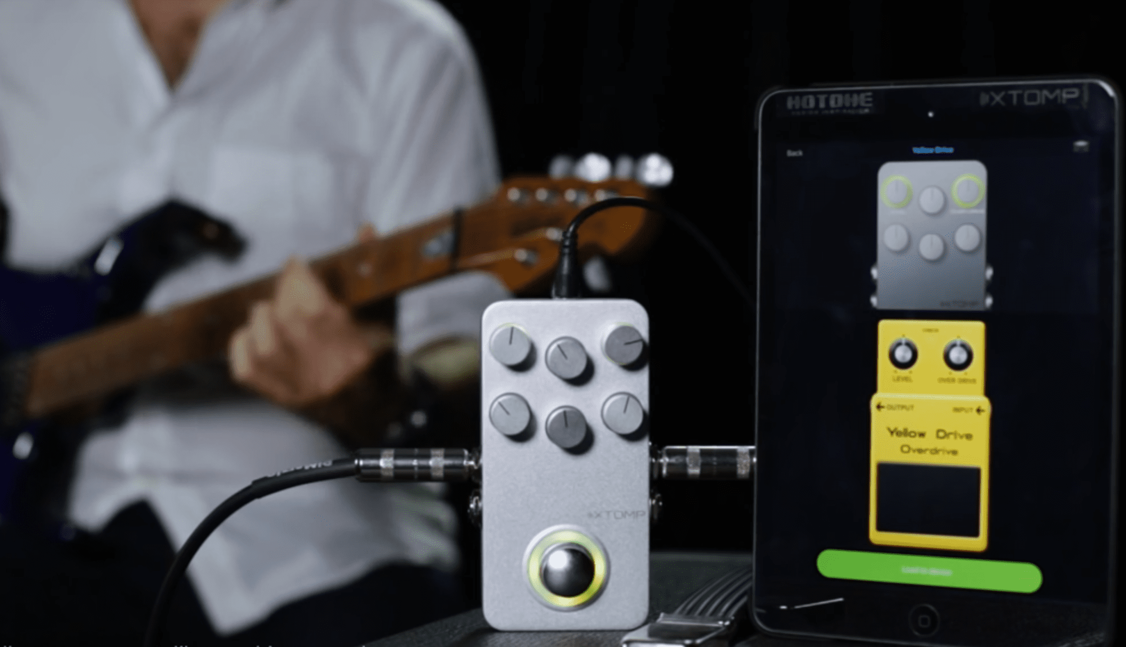 Hotlone XTOMP pedal iOS Android App Bluetooth Apple