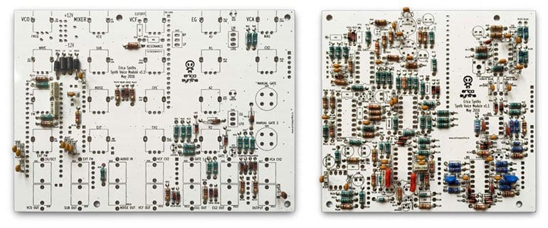 Erica Synths DIY Synth Voice PCBs