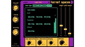 HoRNet Spaces Reverb Plug-in