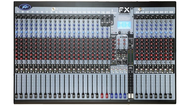 Peavey FX2 32-channel Top view