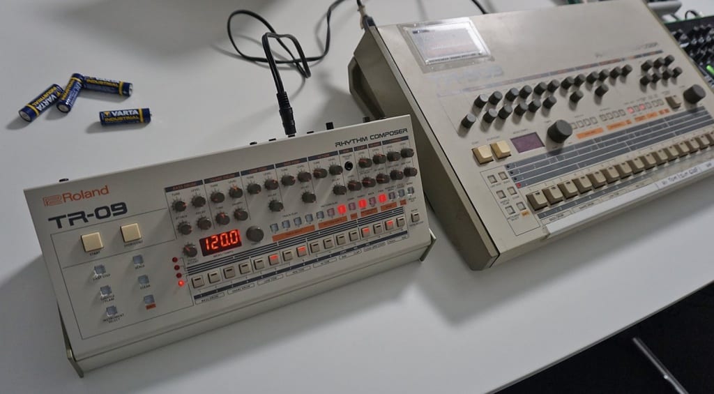 TR-09 and TR-909 in comparison