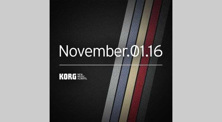 Korg November 1st tease