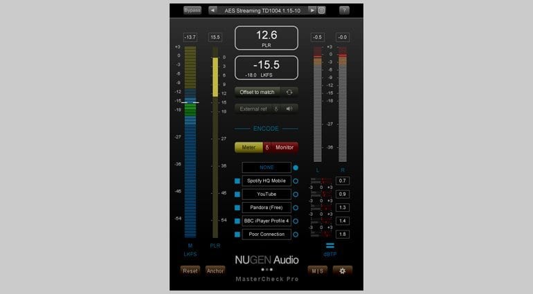 Nugen Audio MasterCheck Pro Plug-in