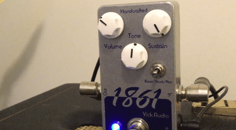 Vick Audio 1861 tao fuzz pedal