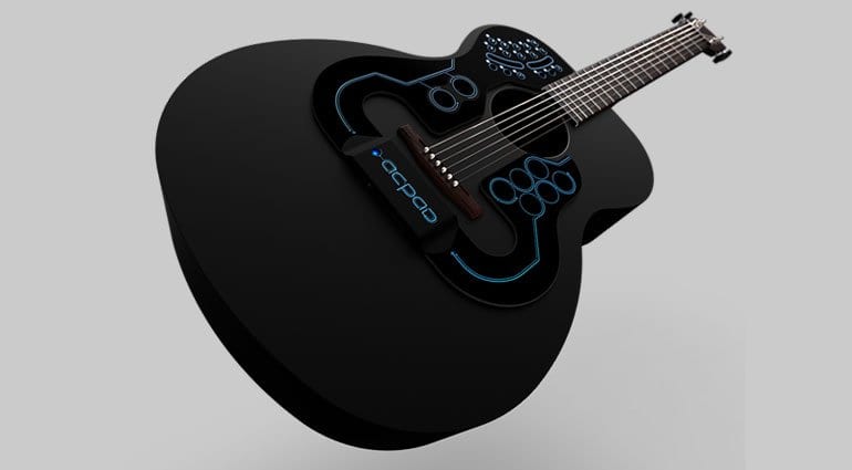 ACPAD wireless MIDI controller for acoustic guitar