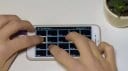 Aftertouch MPE controller App on an iPhone