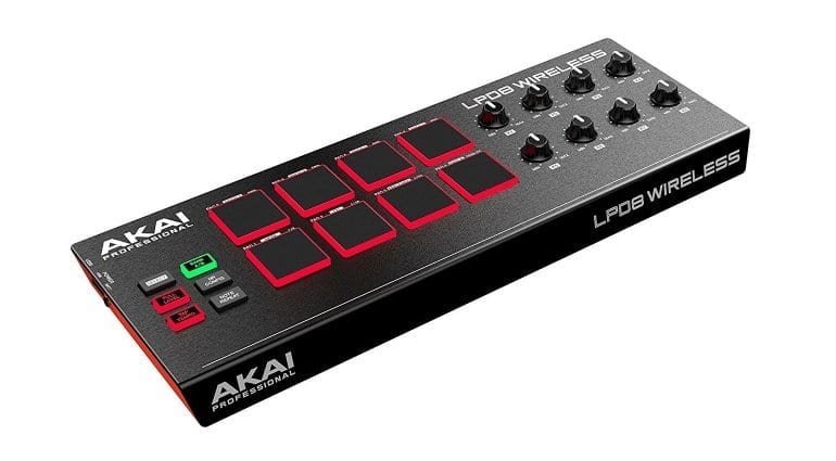 Akai LPD8 Bluetooth MIDI controller