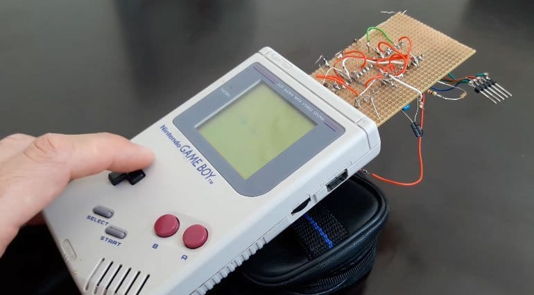 Game Boy transformed into an analog synthesizer with Nanoloop Mono