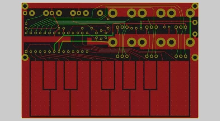 Tiny TS synthesizer PCB
