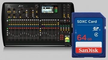 Behringer X32 with SD Card Recording Rumour