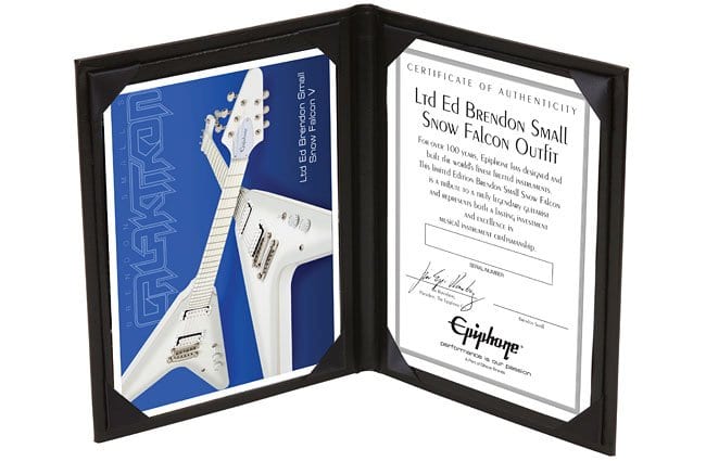 Epiphone Brendon Small Snow Falcon Flying V