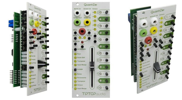 TipTop Audio QuantiZer panel from three angles