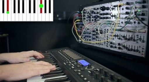 TouchKeys playing a modular