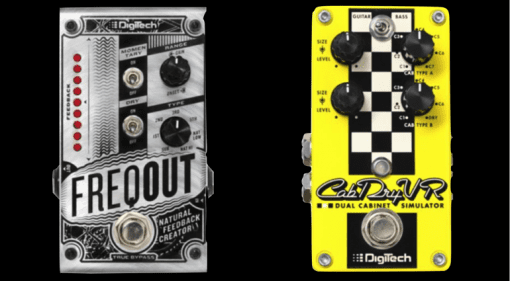 DigiTech FreqOut and CabDryVR pedals