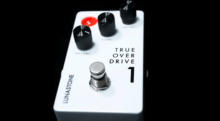 LunaStone True Overdrive1 overdrive effect pedal top