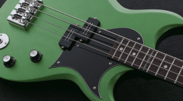 Reverend Mike Watt Wattplower bass Satin Emerald green