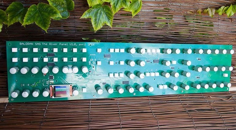 Baloran The River polyphonic synthesizer PCB