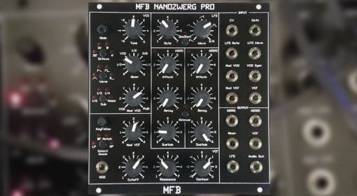 MFB NANOZWERG PRO synthesizer for Eurorack revealed - gearnews.com