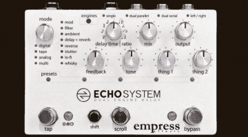 Empress Effects Echosystem delay pedal