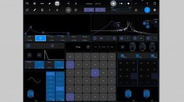 Modstep midi sequencer for iPad - user interface