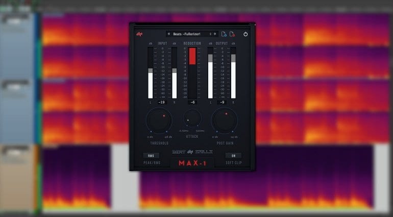 Beatskillz MAX-1 compressor – user interface
