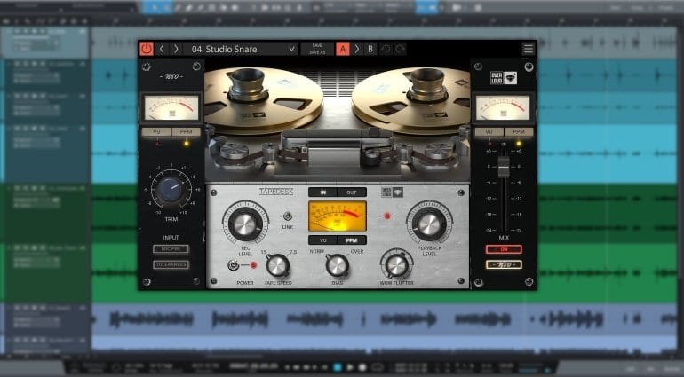 Overloud Tapedesk Tape and Console Saturation Simulation plugin