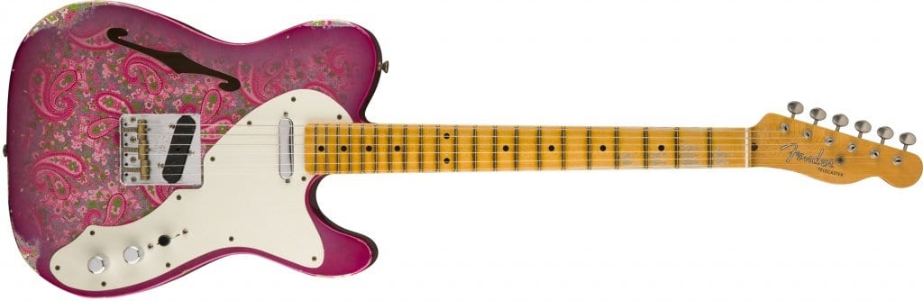 Fender 2017 LTD 50’s Tele Thinline Relic Pink Paisley