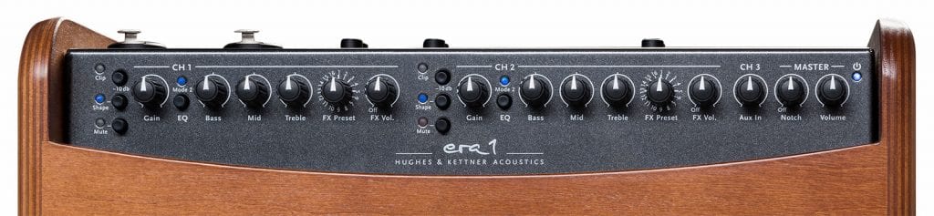 Hughes & Kettner Era-1 acoustic amp control panel