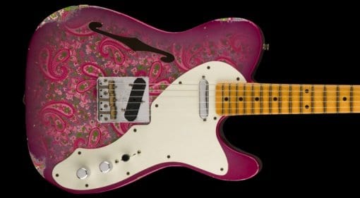 Fender Custom Shop 2017 LTD 50’s Tele Thinline Relic Pink Paisley