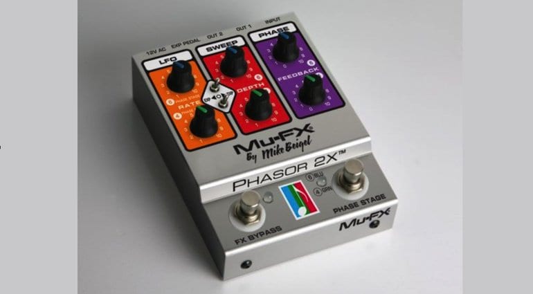 Mu-FX Phasor 2X Multi stage phaser reissue