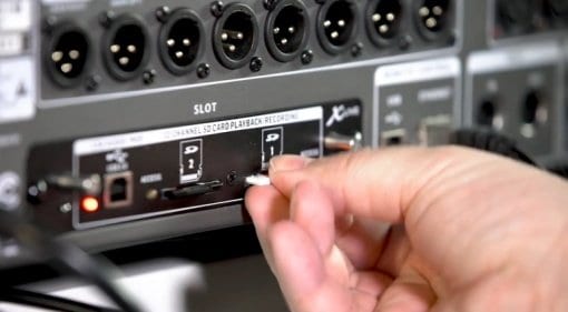 Behringer X32 to get SD recording support