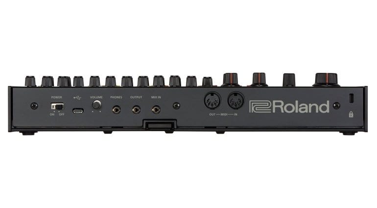 Roland TR-08 rear panel