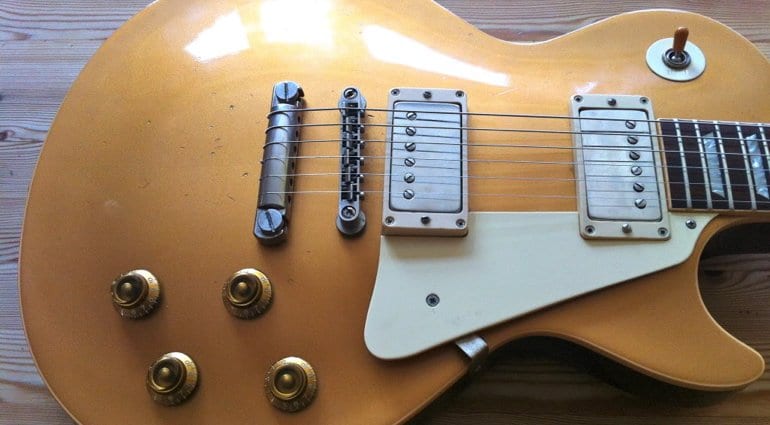 Gibson Gold Top '57 dark back