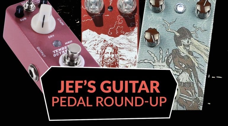 Jef's Pedal Roundup Mythos Pedals Chupacabra Mooer Temnder Octaver MKII Rougarou Pedals DRAUGR