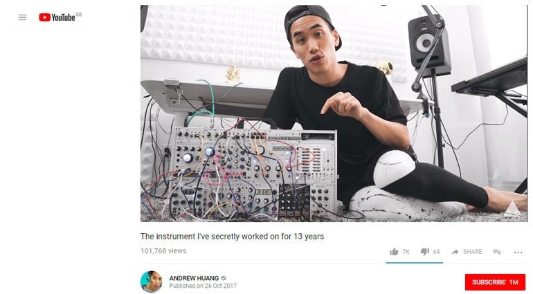 Andrew Huang nails modular synthesis in a 7 minute video 