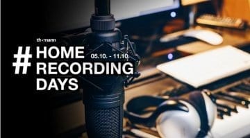 Give-aways, offers and tutorials at the Thomann #HomeRecordingDays