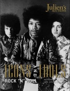 Julien's Auctions Hendrix Memorabilia