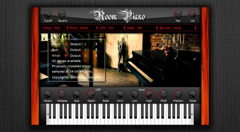 Room Piano by SampleScience
