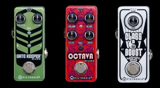 Pigtronix Gate Keeper, Octava and Micro Boost
