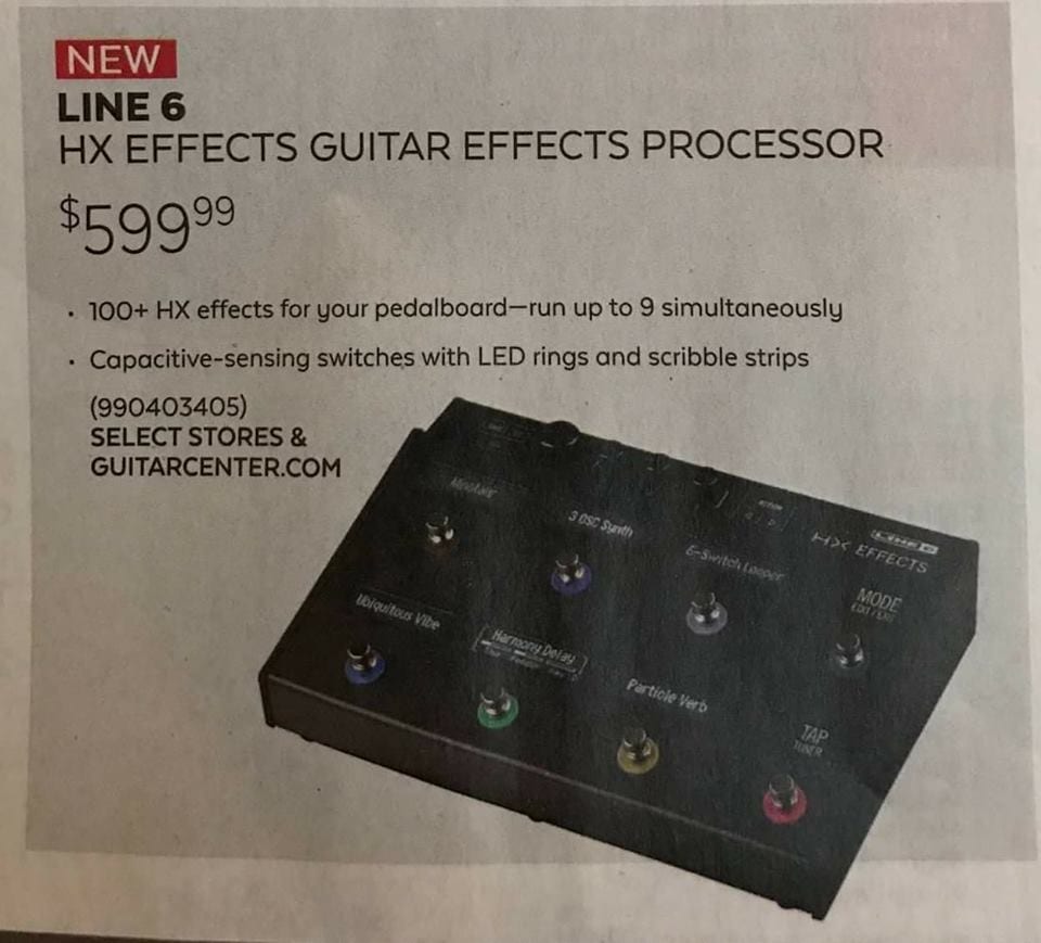 Line 6 HX effects leaked