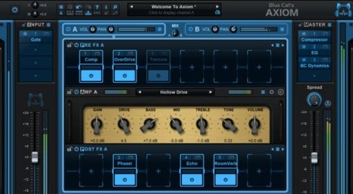 Blue Cat Audio Axiom Amp Simulator software
