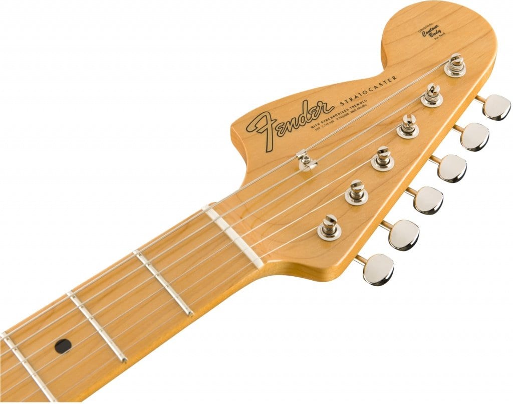 Fender Custom Shop Hendrix Voodoo Strat Reverse NOS headstock