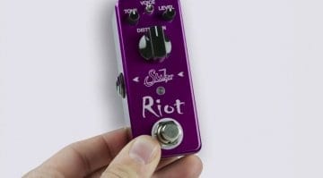 NAMM 2018: Suhr Mini Riot distortion pedal announced - gearnews.com