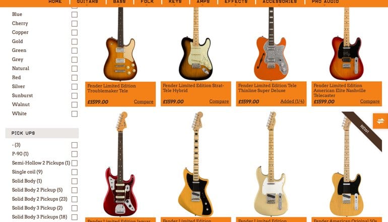 Wunjo Guitars leak new Fender 2018 lineup