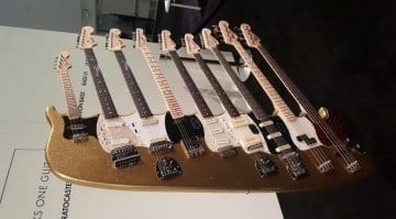 Fender 9 neck monstrosity at NAMM 2018