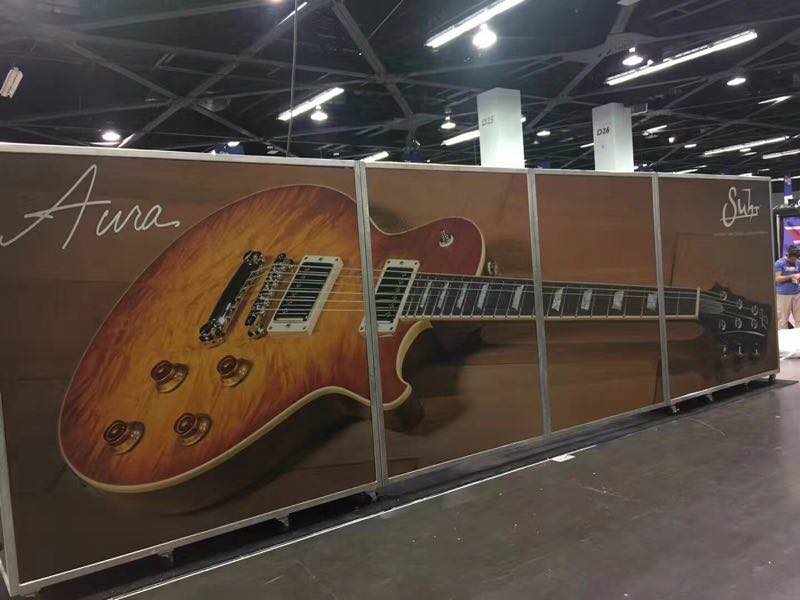 The Suhr stand NAMM 2018