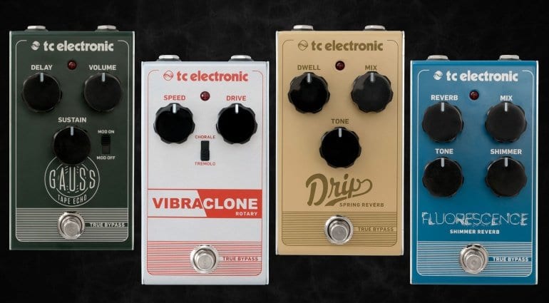 TC Electronics Sonic Specialist pedal range launches at NAMM 2018